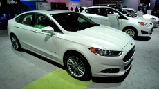 2013 Ford Fusion Hybrid SE at 2012 New York Auto Show
